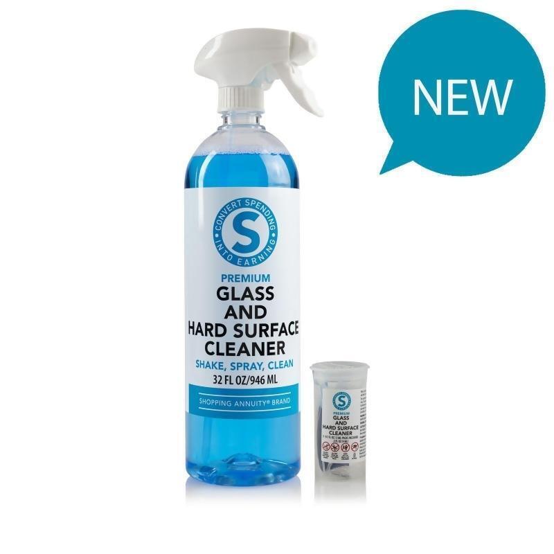 Shopping Annuity® Brand Premium Glass and Hard Surface Cleaner