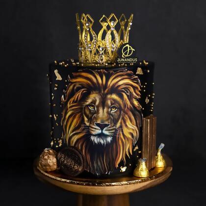 Majestic Lion Cake 8 inch 