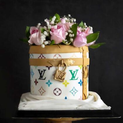 Pink Roses LV Bag 