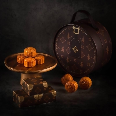 Opulence Gift Box - Traditional Mini Mooncake (8pcs) - Brown 