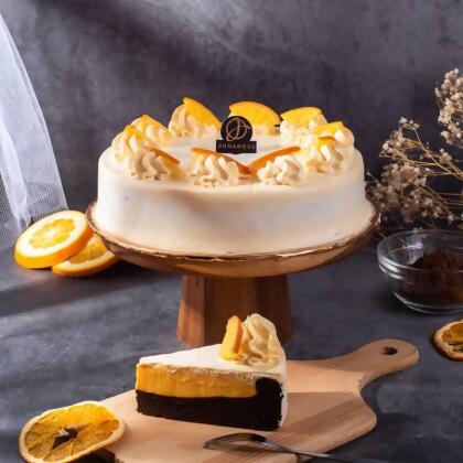 Flourless Tangerine Mousse Cake 
