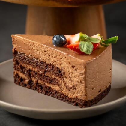 Belgian Chocolate Mousse Cake (Slice) 