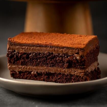 Gianduja Dark Chocolate Cake (Slice) 