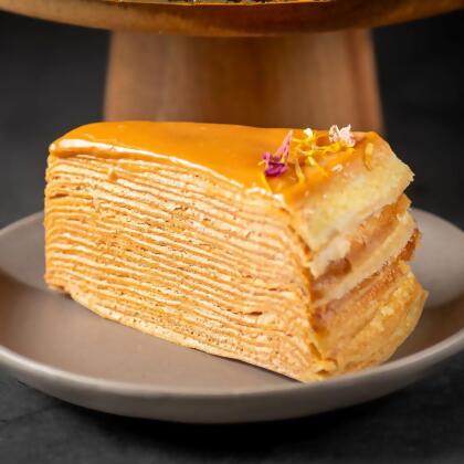 Thai Milk Tea Crepe Cake (Slice) 