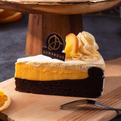 Flourless Tangerine Mousse Cake (Slice) 