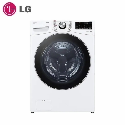 【含基本安裝】［LG 樂金］19公斤 蒸洗脫烘 滾筒洗衣機 冰瓷白 WD-S19VDW 