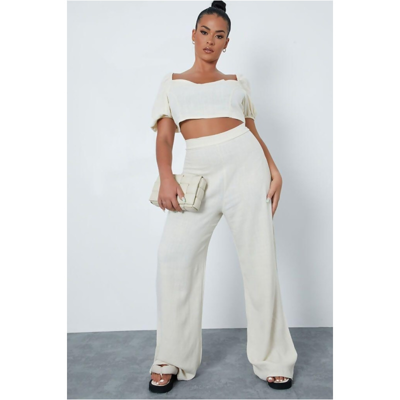 plus size white trousers