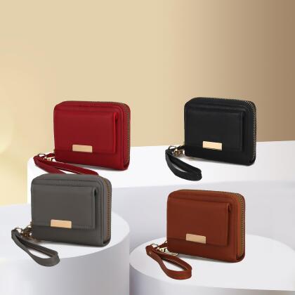 MKF Collection Tote & Pouch Bag for Women-Vegan Leather Designer Handbag  -Shoulder Strap Messenger Purse