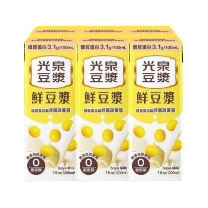 光泉鮮豆漿200ml 