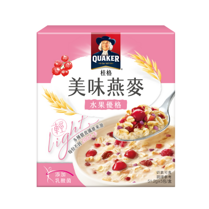 桂格美味燕麥-水果優格51.2g x5 