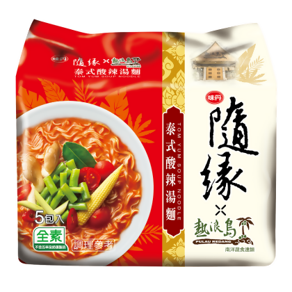 味丹隨緣泰式酸辣湯麵袋麵86g 