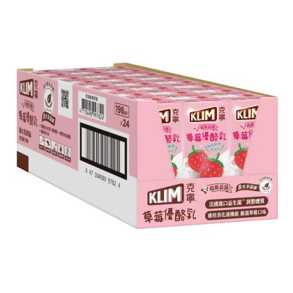 克寧國小生草莓優酪乳198ml x24 
