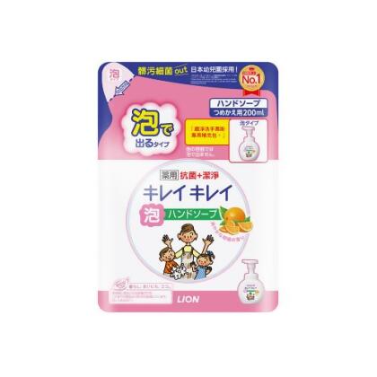 日本獅王洗手慕斯補充包-柑橘-200ml