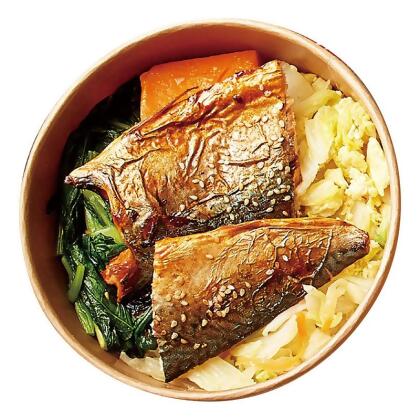 COA平價幸褔餐盒-烤鯖魚(白飯) 
