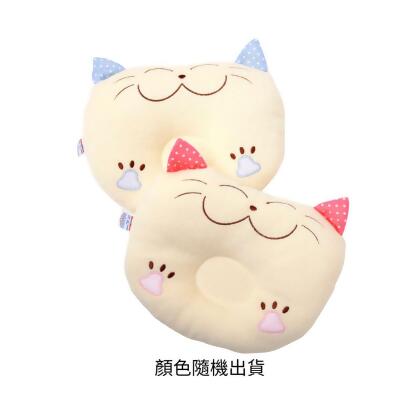 幸福招財貓咪嬰兒枕(顏色隨機出貨) 