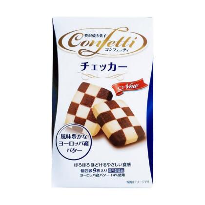 伊藤先生 Confetti棋盤奶油巧克力餅乾 73.8g【Mia C'bon Only】 