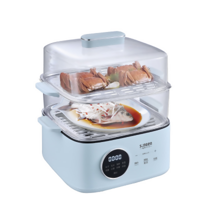 【SONGEN松井】松井多功能雙層智慧型蒸煮鍋/電火鍋/電蒸鍋/美食鍋/料理鍋/奶瓶消毒鍋 (SG-1023MS) 