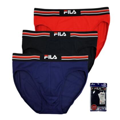 FILA男莫代爾舒適三角褲-XL(顏色隨機出貨) 