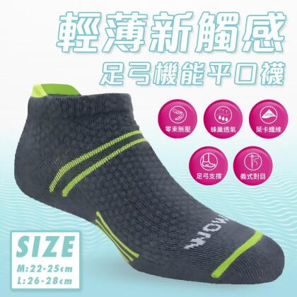 【現貨】MIT 台灣製 DR.WOW 萊卡棉吸排 線性加壓 義式對目 足弓機能襪 短襪 DR5790/DR5791 