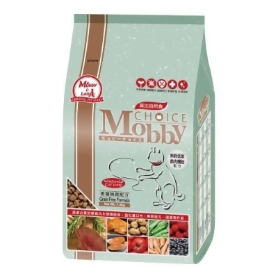 莫比Mobby無穀貓飼料-鹿肉&鮭魚 6.5KG (0202062) 