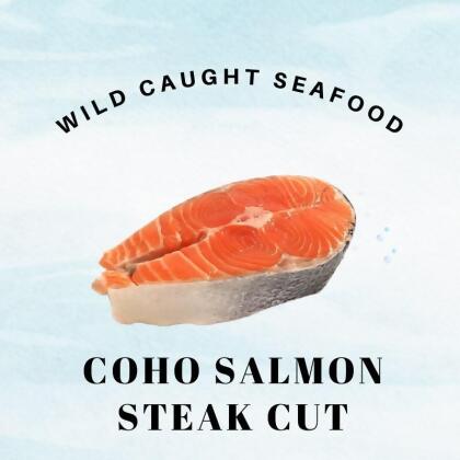 Premium Chile Coho Salmon Steak Cut 