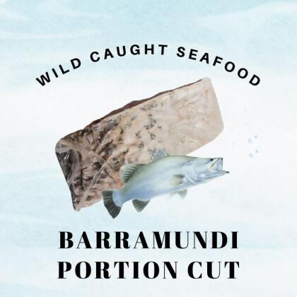 Wild Caught Sabah Barramundi Portion Cut 