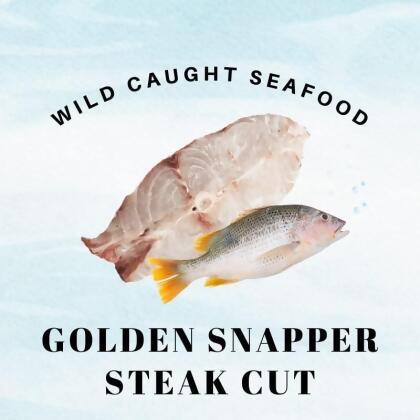 Wild Caught Sabah Golden Snapper Steak Cut 