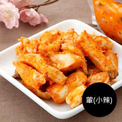 炎記腐乳泡菜(獨家風味)-韓式腐乳杏鮑菇550g(罐裝) [葷-小辣] 