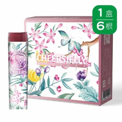CheersJelly蒟蒻杯冷藏冷凍都好吃-CheersJelly低卡舉杯蒟蒻凍(6入) [葡萄口味] 