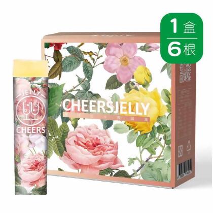 CheersJelly蒟蒻杯冷藏冷凍都好吃-CheersJelly低卡舉杯蒟蒻凍(6入) [蘋果口味] 