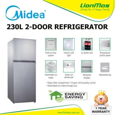 midea 230l 2 door refrigerator md 232v