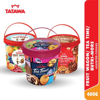 Tatawa Buckets: Tea Time/Fruit Wagon/Nutri More [400g / Buckets] - Fruit Wagon x1 