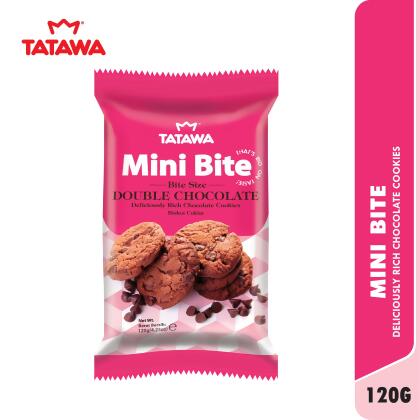Tatawa Mini Bite Chocolate Chips Cookies (120g x 4) 