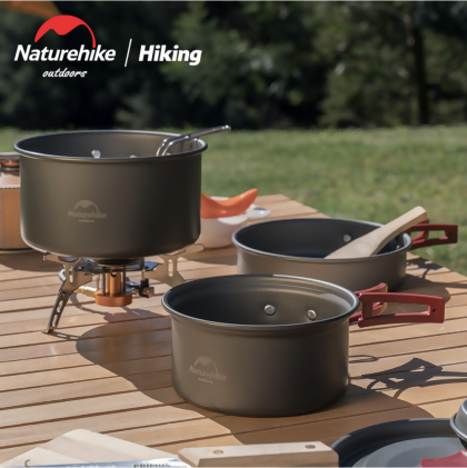 Naturehike 挪客野營套鍋 戶外露營炊具廚具鍋具套裝 野外便攜式餐具 