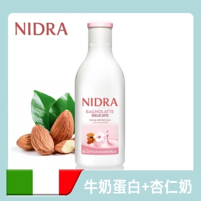 【NIDRA 妮德雅】極致呵護牛奶蛋白潤膚沐浴乳750ml (杏仁奶/溫和細緻) 