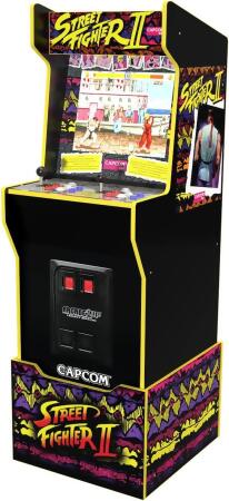 Arcade 1Up Capcom Legacy Street Fighter II Arcade Cabinet w/ Riser Refurbished 
