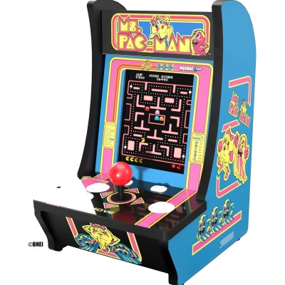 Arcade1Up Ms. Pac-man 5-Game Micro Player Mini Arcade Machine Refurbished 