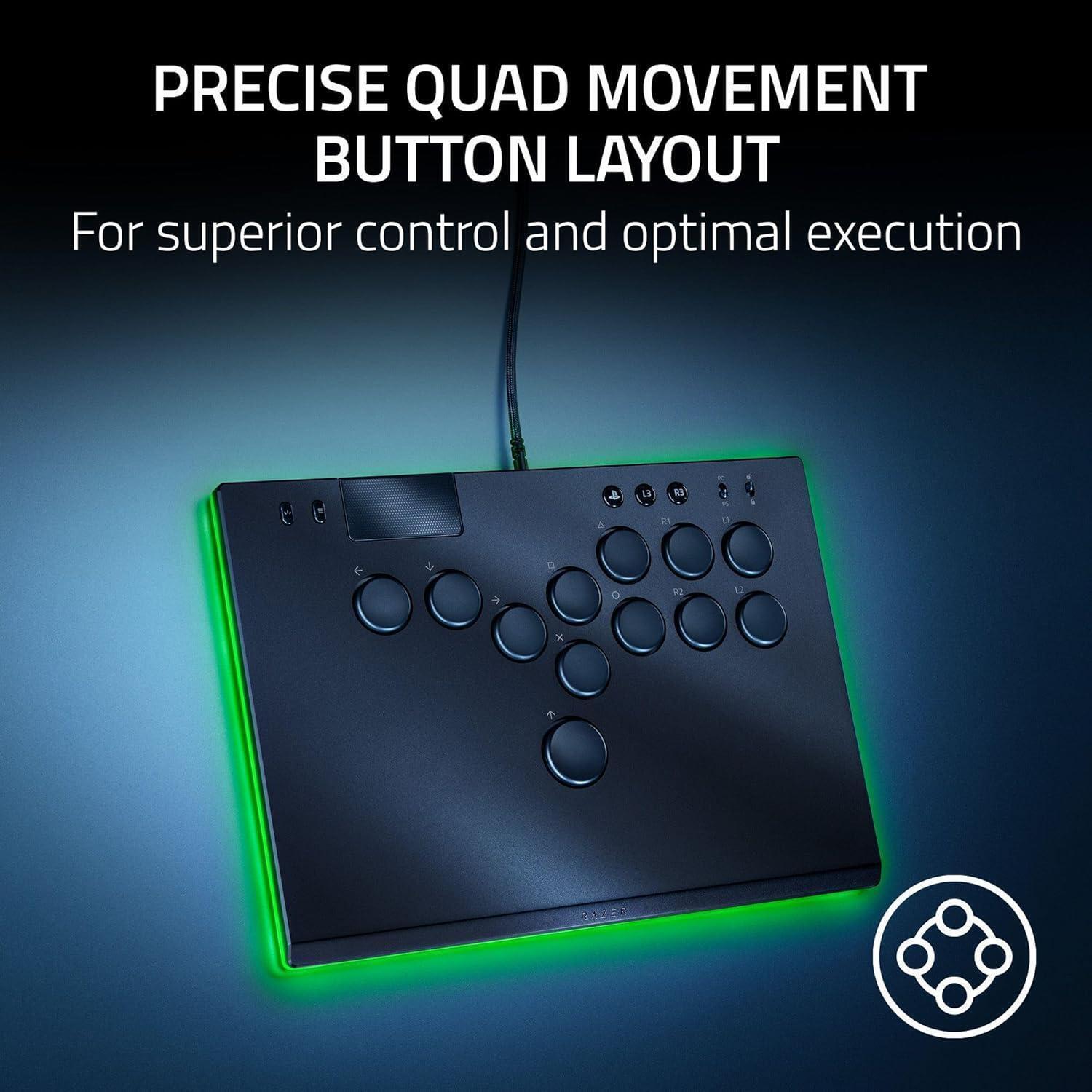 Razer Kitsune All-Button Optical Arcade Controller for PS5 and PC Certified Refurbished alternate image