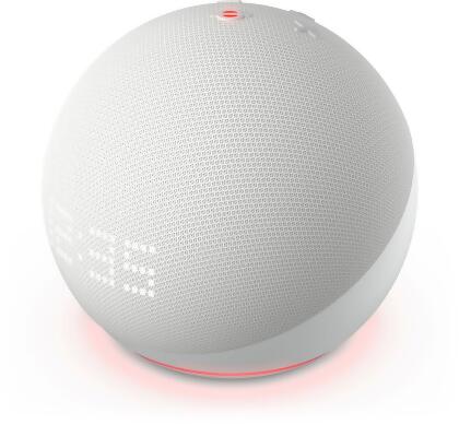 Amazon Echo Dot with Clock 5th Gen (2022) Smart Speaker White Refurbished alternate image