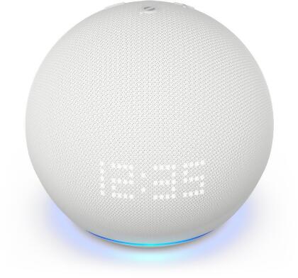 Amazon Echo Dot with Clock 5th Gen (2022) Smart Speaker White Refurbished alternate image