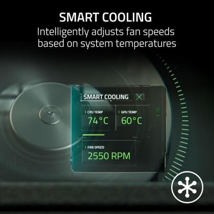 Razer Laptop Cooling Pad with Intelligent Fan Control and RGB Certified Refurb alternate image