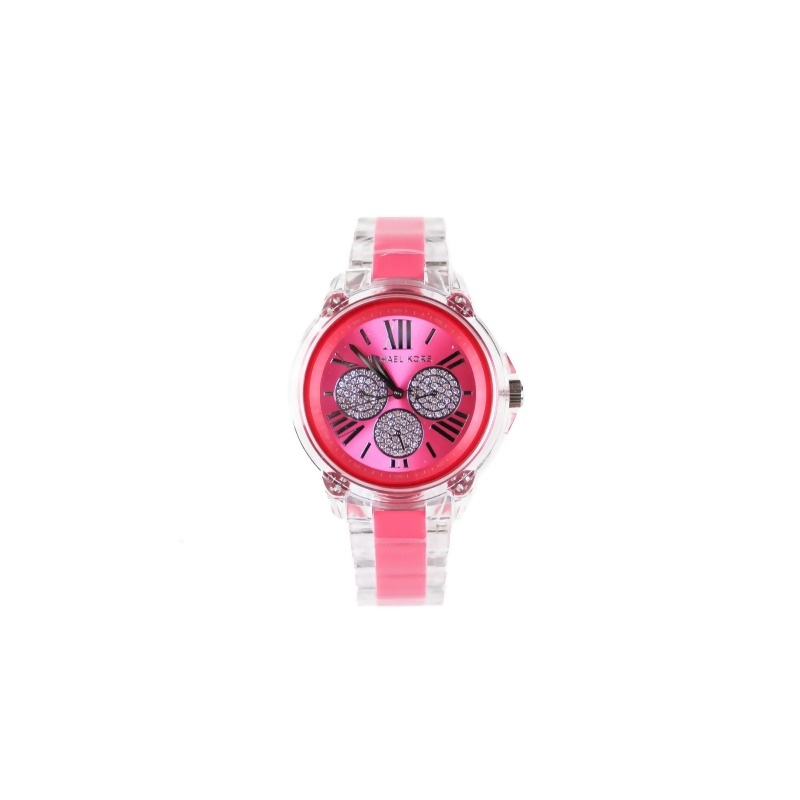 michael kors hot pink watch