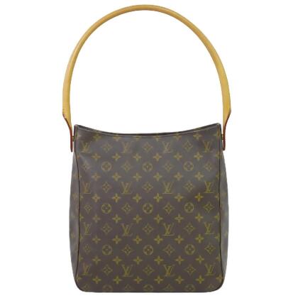 Louis Vuitton Looping Gm Brown Gold Plated Shoulder Bag (Pre-Owned)