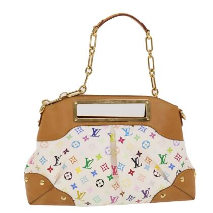 Louis Vuitton Pre-owned Women's Fabric Handbag - White - One Size