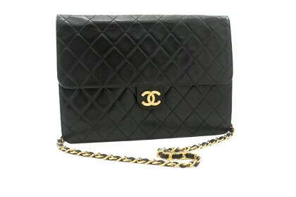 Chanel Pre-owned Women's Leather Cross Body Bag - Black - One Size