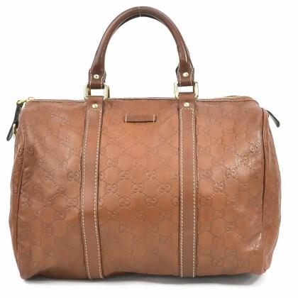 Gucci Pre-owned Women's Leather Handbag - Brown - One Size