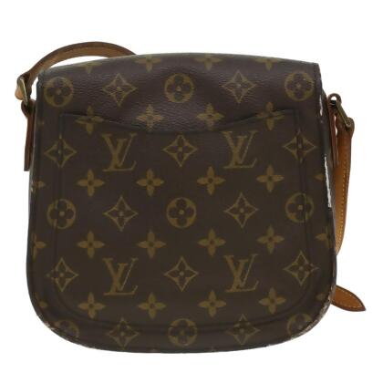 Louis Vuitton Saint Cloud Brown Canvas Shoulder Bag (Pre-Owned)