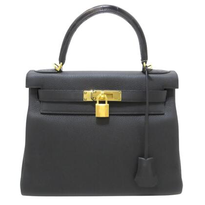 Kelly dépêches leather bag Hermès Black in Leather - 36586210