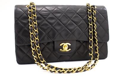 Chanel Pre-owned Women's Leather Handbag - Black - One Size
