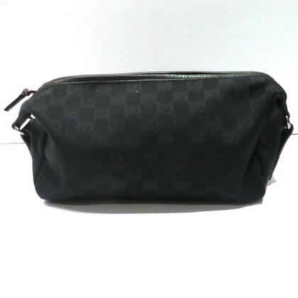 New Gucci Black Beauty Cosmetic Case